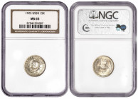 Russia-USSR 15 Kopeks 1925. NGC MS 65