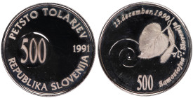 Slovenia 500 Tolarjev 1991