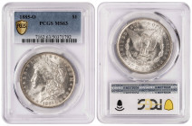 USA Dollar 1885-O. PCGS MS 63