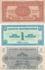 Austria 50 Groschen, 1, 2 Schilling 1944. 3 Pcs.
