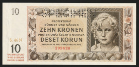 Bohemia & Moravia 10 Korun 1940 Specimen
