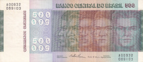 Brazil 500 Cruzeiros 1974