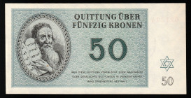 Czechoslovakia Theresienstadt Ghetto 50 Kronen 1943