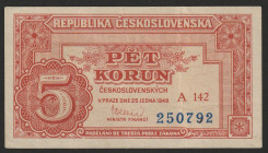 Czechoslovakia 5 Korun 1949