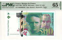 France 500 Francs 1994-1995. PMG 65 EPQ