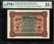 Germany 1 Million Mark 1923. PMG 55 EPQ