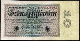 Germany 10 Billion Milliarden Marks 1923