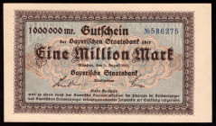 Germany Bayern 1.000.000 Mark 1923