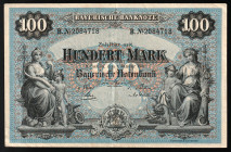 Germany Muncheh States Bayerische Notenbank 100 Mark 1900