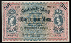 Germany Dresden 500 Mark 1922
