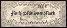 Germany 50 Millionen Mark 1923