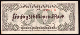 Germany 50 Millionen Mark 1923