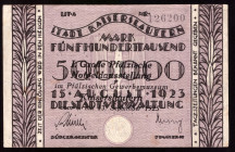 Germany 500.000 Mark 1923