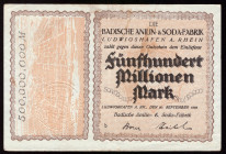 Germany 500.000.000 Mark 1923