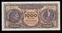 Greece 1000 Drachmai 1953