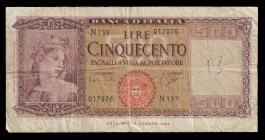 Italy 500 Lire 1961
