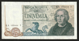 Italy 5000 Lire 1971