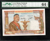 Laos 100 Kip 1957. PMG 64 EPQ