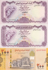 Yemen 100, 200 Rials 1976-2018. 3 pcs.