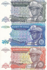 Zaire 100.000, 200.000, 500.000 Zaires 1992. 3 pcs.