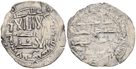 EMIRATO INDEPENDIENTE DE CÓRDOBA. Abd al-Rahman II. Dirham. (Ar. 2,53g/29mm). 227H. al-Ándalus / الاندلس. (Vives 181; Frochoso 227.2). MBC/BC. 

EMI...