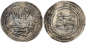 CALIFATO DE CORDOBA, Abd al-Rahman III. Dirham. (Ar. 2,52g/24mm). 322H. al-Ándalus. (Vives 383; Frochoso 322.8, grupo 1). Citando a Ša'īd / سعيد en IA...