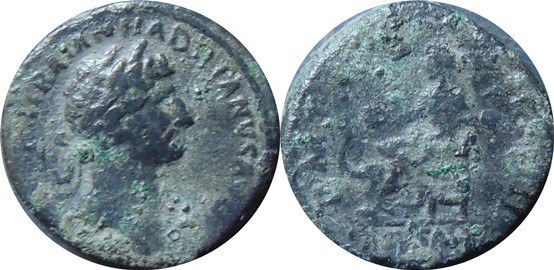 Hadrianus 117-138-AE Denár

Hadrianus 117-138-AE Denár
dobové falzum, neurčov...