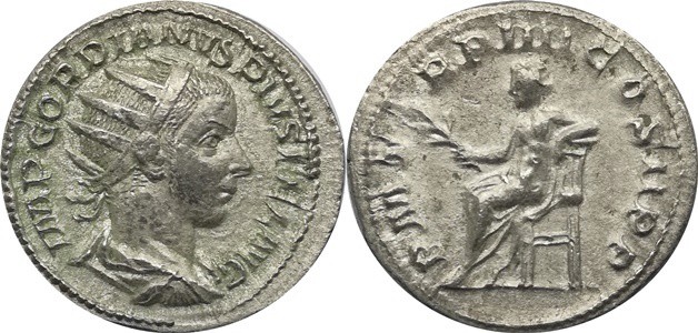 Gordianus III 238-244-AR Antoninianus

Gordianus III 238-244-AR Antoninianus
...