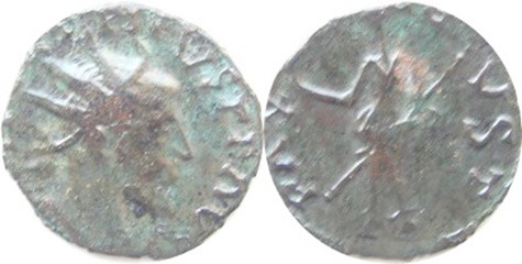 Tetricus 270-273-AR Antoninianus

Tetricus 270-273-AR Antoninianus
Rev: Pax s...