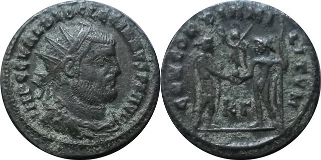 Diocletian 284-305-AE Antoninianus

Diocletian 284-305-AE Antoninianus
Rev: s...