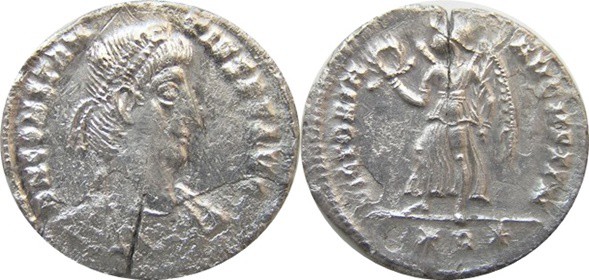 Constantius II. 337-361-Siliqua

Constantius II. 337-361-Siliqua
Rev: Viktori...