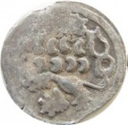 Interregnum (mezivládí) 1439-1453-Peníz kruhový se lvem bez čtyřrázu