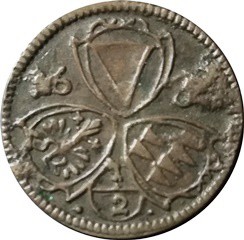 Olomouc - Karel II. Lichtenstein 1664-1695 - 1 krejcar 

Olomouc - Karel II. L...