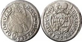 Olomouc - Karel III. Lotrinský 1695-1711 - 1 krejcar