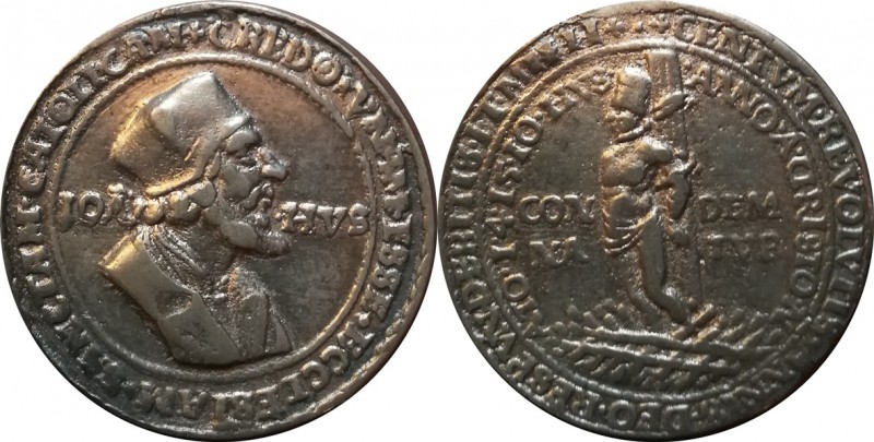 Církev. litá medaile - Husův tolar b.l. (18. stol.)

Církev. litá medaile - Hu...