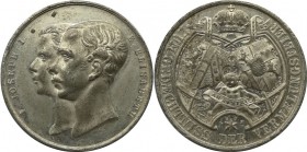 František Josef I. 1848-1916 - AE Medaile - 24.4.1854