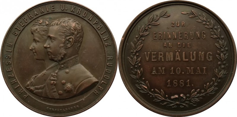 František Josef I. 1848-1916 - AE Medaile - 10.5.1881

František Josef I. 1848...