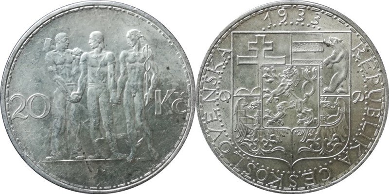Československo 1918-1938 - 20 Korun - 1933

Československo 1918-1938 - 20 Koru...