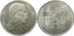 Československo 1918-1938, Pamětní ražby - 20 Korun, TGM - 1937
