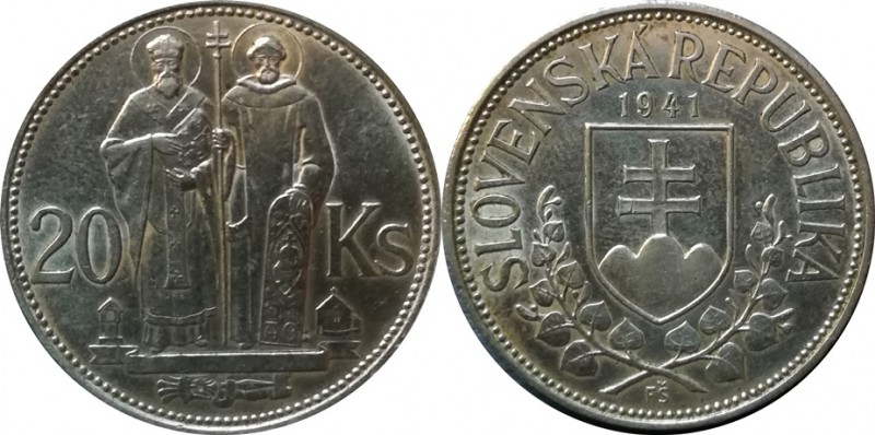 Slovenský štát 1939-1945 - 20 Korun - 1941

Slovenský štát 1939-1945 - 20 Koru...