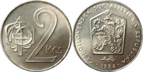 ČSSR 1953-1992 - 2 Kčs - 1988