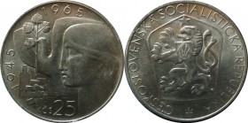 ČSSR 1953-1992,  pamětní - 25 Kč 1965