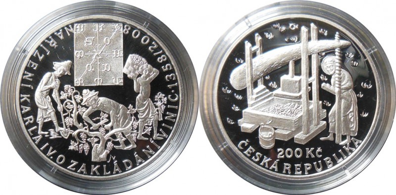 Česká rep. 1993-2015, Pamětní ražby PROOF - 200 Korun - 2008

Česká rep. 1993-...