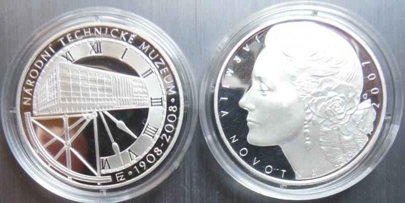 Česká rep. 1993-2015, Pamětní ražby PROOF - 200 Korun - 2007 a 2008

Česká rep...