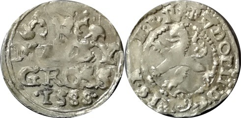 Rudolf II. 1576-1612-Malý groš - 1588

Rudolf II. 1576-1612-Malý groš - 1588
...