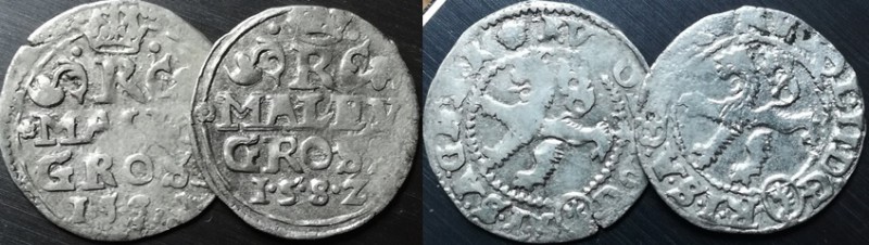 Rudolf II. 1576-1612-Malý groš - 15?? a 158Z

Rudolf II. 1576-1612-Malý groš -...