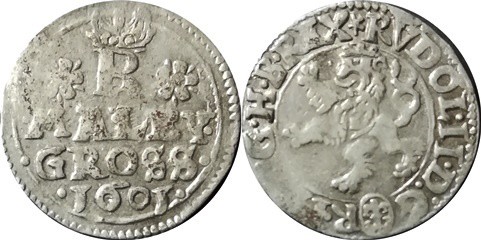 Rudolf II. 1576-1612-Malý groš - 1601

Rudolf II. 1576-1612-Malý groš - 1601
...