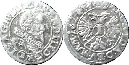 Ferdinand II. 1619-1637- 1 krejcar - 1624

Ferdinand II. 1619-1637-1 krejcar -...