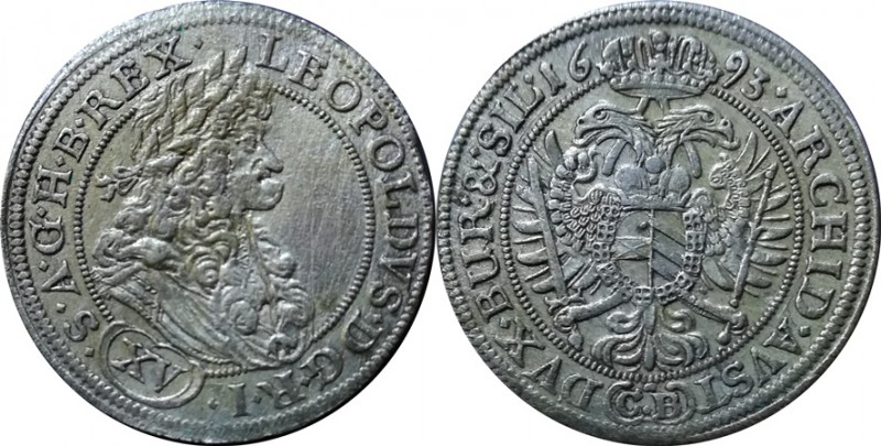 Leopold I. 1657-1705-XV krejcar - 1693

Leopold I. 1657-1705-XV krejcar - 1693...