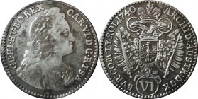 Karel VI. 1711-1740-VI krejcar - 1740